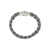 Emanuele Bicocchi Emanuele Bicocchi Small Diamond-Cut Flat Braided Bracelet SILVER