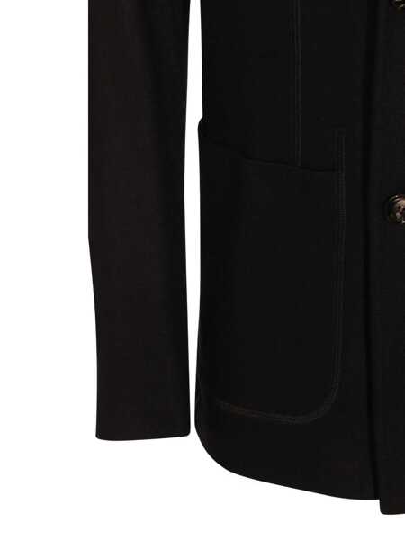 Sacouri Giorgio Armani Giorgio Armani Black Cashmere Blazer Black Barbati (BM 18265566) 4