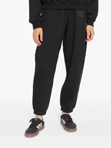 Pantaloni casual Alexander Wang Alexander Wang Black Cotton Sweatshirt Black Femei (BM 18265956) 3