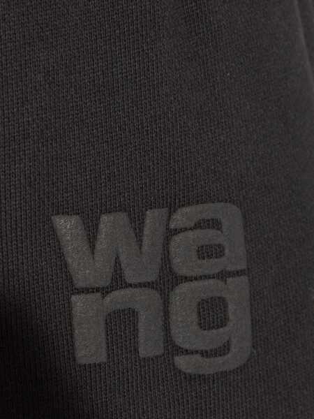 Pantaloni casual Alexander Wang Alexander Wang Black Cotton Sweatshirt Black Femei (BM 18265956) 5