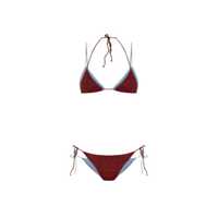 Costume de baie Oséree Burgundy Two-Piece Swimsuit Femei