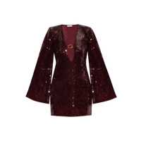 Rochii Oséree Sequin Dress Burgundy Femei