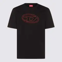 Topuri Diesel T-Shirt E Polo Nero Barbati