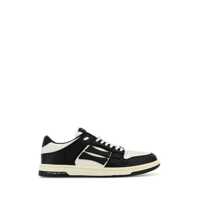 Sneakers Amiri Black And White Leather Skel Low Top Sneakers Barbati