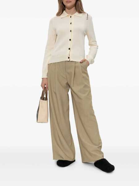 Cardigane Marni Marni Cardigan White Femei (BM 18267489) 2