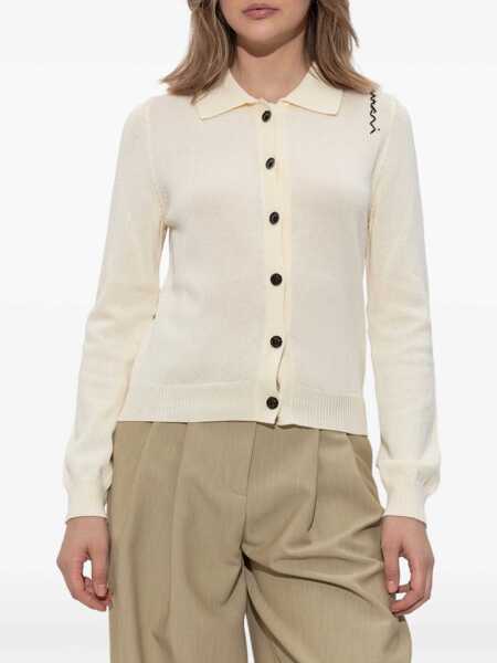 Cardigane Marni Marni Cardigan White Femei (BM 18267489) 3