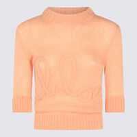 Pulovere Chloé Maglie Peach Orange Femei