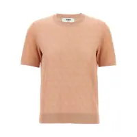 Tricouri Fendi Ff Cotton T-Shirt Femei