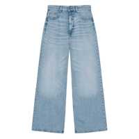 Blugi Ganni Wide-Leg Jeans Femei