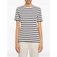 Imbracaminte Jil Sander Dama - Tricouri Jil Sander Jil Sander Dark Blue And White Cotton T-Shirt MARINIERE Femei (BM 18268518) - B-mall.ro
