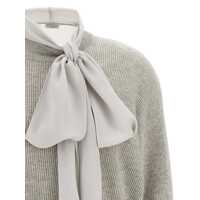 Topuri Brunello Cucinelli Dama - Bluze Brunello Cucinelli Brunello Cucinelli Blouse Sweater GRAY Femei (BM 18268821) - B-mall.ro