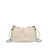 Genti de umar Brunello Cucinelli Soft Leather Bucket Bag With Chain Strap Femei