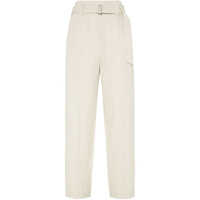 Pantaloni casual Brunello Cucinelli Canvas Trousers With Shiny Details Femei