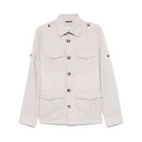 Geci Brunello Cucinelli Water Resistant Cotton Blend Jacket Barbati