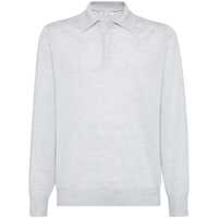Tricouri Polo Brunello Cucinelli Cashmere And Silk Knitted Polo Barbati