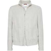 Bomber jacket Brunello Cucinelli Diagonal Bomber Jacket Barbati
