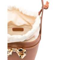 Genti de umar Self-Portrait Dama - Genti de umar Self-Portrait Self-Portrait Brown Leather Shoulder Bow Bag Shoulder Bag BROWN Femei (BM 18269841) - B-mall.ro