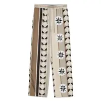 Pantaloni casual Loewe x Paula's Ibiza Printed Silk Pajama Trousers Femei