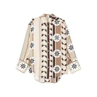 Camasi Loewe x Paula's Ibiza Printed Silk Shirt Femei