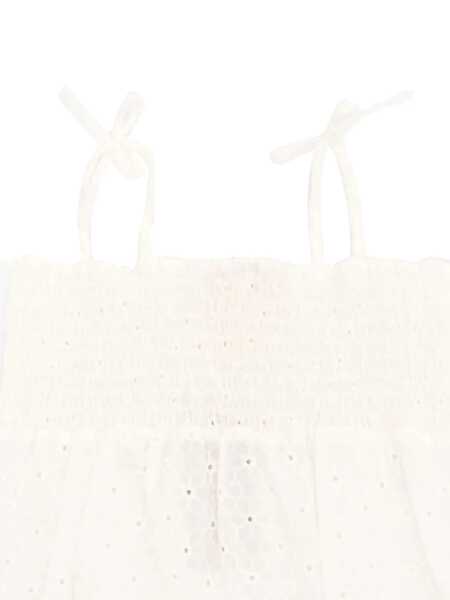 Salopete Mc2 Saint Barth DUDU-COTTON DAISIES EMBROIDERY 01 White Fete (BM 18271326) 3