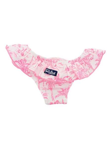 Costume de baie intregi Mc2 Saint Barth MELLY-SAINT BEACH 23 TAPE Pink Fete (BM 18271350) 2