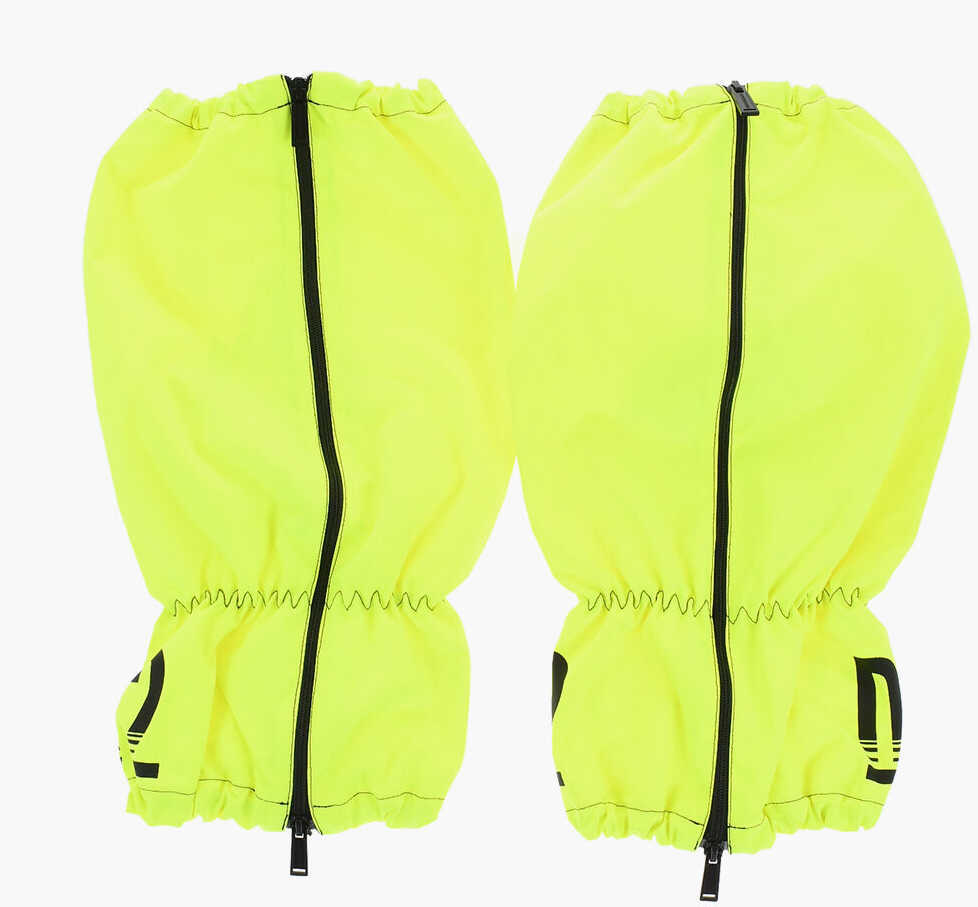 Accesorii de voiaj DSQUARED2 Fluo Gaiters With Contrasting Details Yellow Barbati (BM 18271357) 2