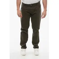 Pantaloni casual Id 5-Pocketed Cotton Blend Pants Barbati