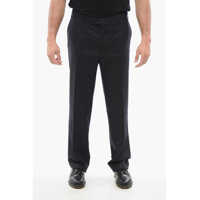 Pantaloni eleganti Virgin Wool Mantua Pants With Belt Loops Barbati