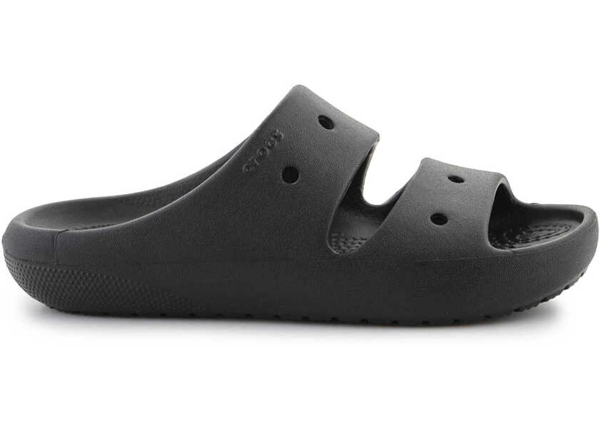 Papuci Crocs Classic Sandal v2 K Black Black Baieti (BM 18271444) 6