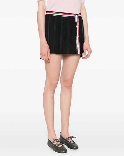 Fuste Thom Browne Wool Mini Skirt BLACK Femei (BM 18271537) 3