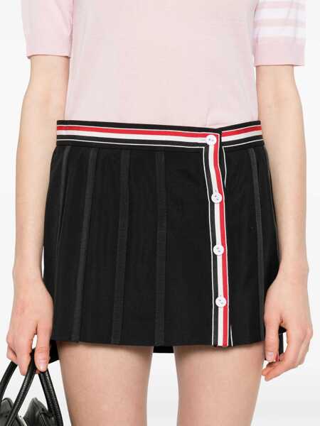 Fuste Thom Browne Wool Mini Skirt BLACK Femei (BM 18271537) 5