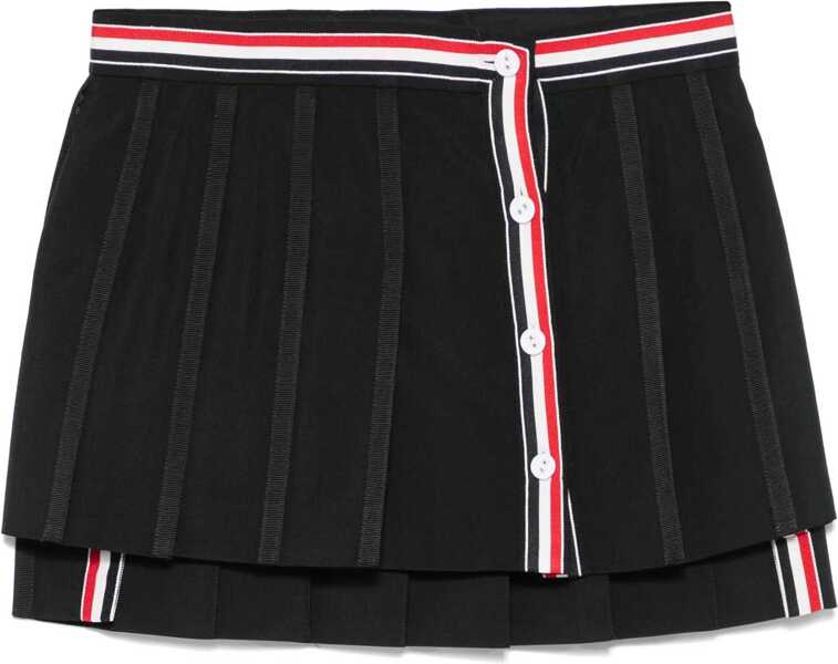 Fuste Thom Browne Wool Mini Skirt BLACK Femei (BM 18271537) 1