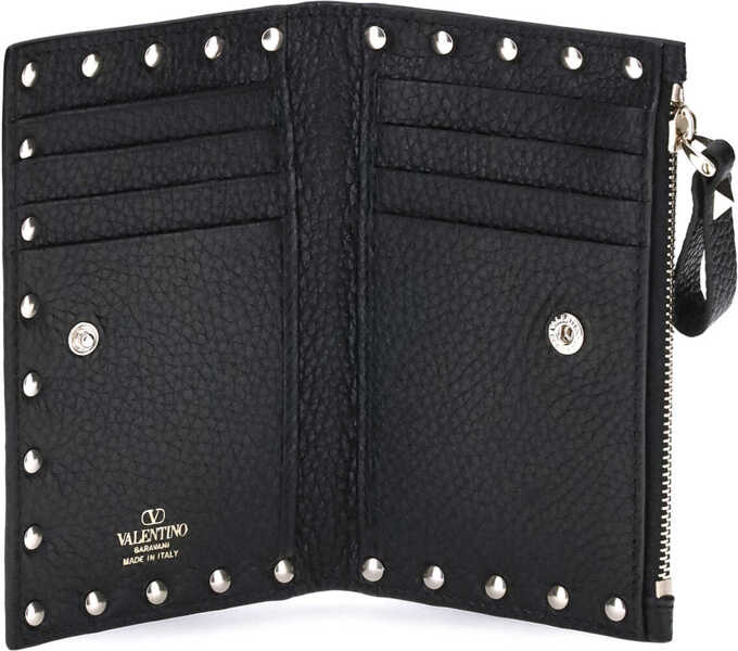 Portofele Valentino Garavani Rockstud Coin Purse NERO Femei (BM 18271549) 3