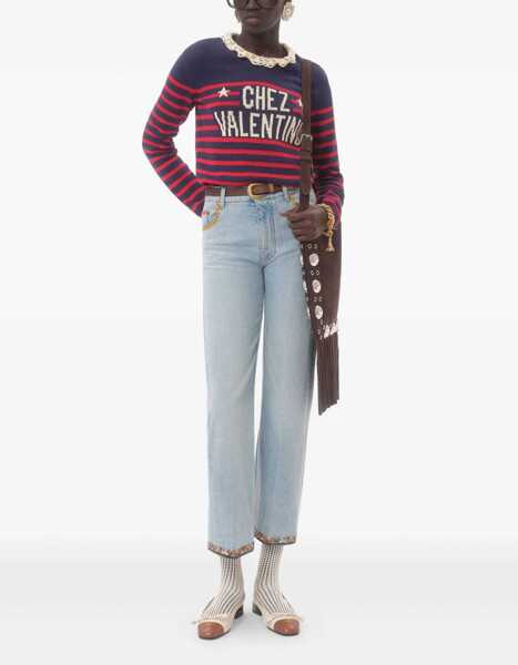 Pulovere casual Valentino Garavani Cotton Jersey MULTICOLOUR Femei (BM 18271654) 2