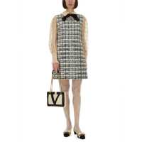Rochii Valentino Garavani Dama - Rochii casual Valentino Garavani Embroidered Tweed Dress BEIGE Femei (BM 18271669) - B-mall.ro