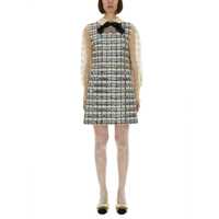 Rochii casual Embroidered Tweed Dress Femei