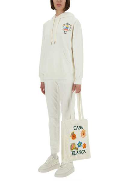 Bluze de trening Casablanca Casaway Mountain Sweatshirt IVORY Femei (BM 18271684) 2