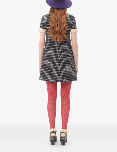 Rochii casual Valentino Garavani Boucle Short Dress BLUE Femei (BM 18271693) 4