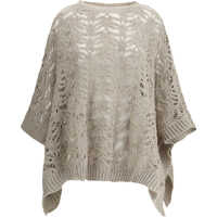 Pulovere casual Crocheted Poncho Femei