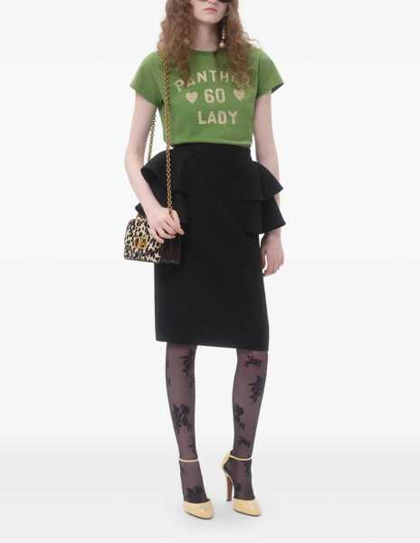 Tricouri Valentino Garavani Printed Cotton T-Shirt GREEN Femei (BM 18271885) 2
