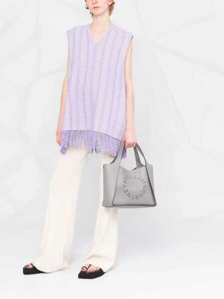 Genti de umar Stella McCartney Borsa A Tracolla Con Logo GREY Femei (BM 18271891) 2