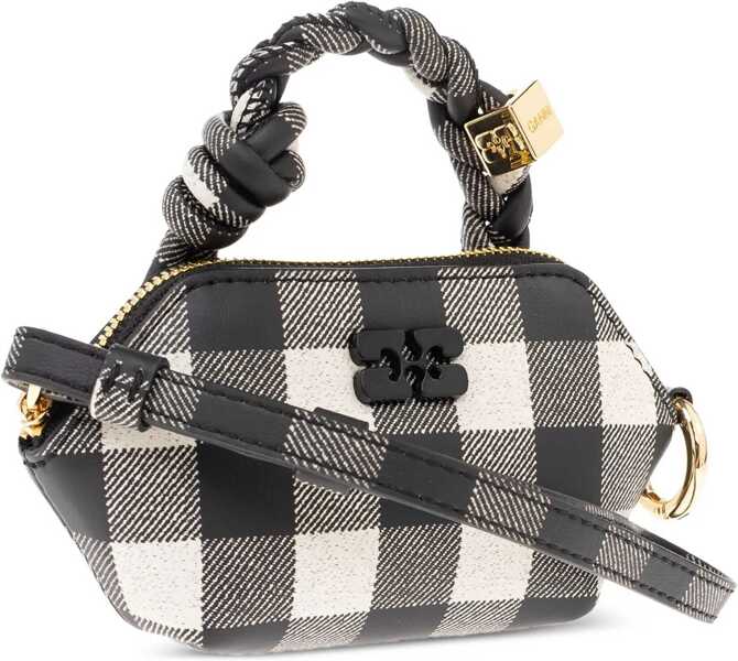 Genti de mana Ganni Bou Nano Vichy Bag BLACK Femei (BM 18271915) 3