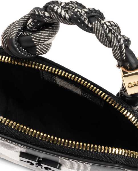 Genti de mana Ganni Bou Nano Vichy Bag BLACK Femei (BM 18271915) 5