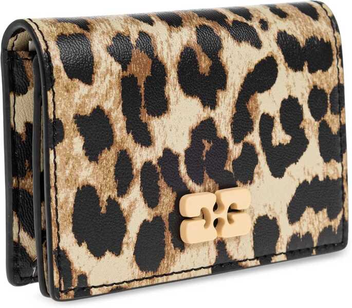 Portofele Ganni Bou Card Holder With Animal Motif ANIMALIER Femei (BM 18271951) 3