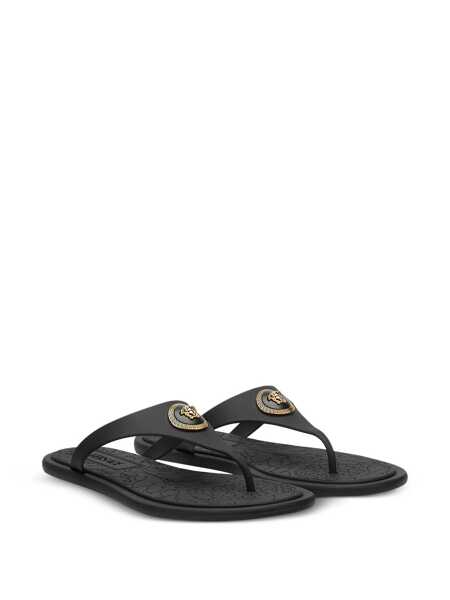 Sandale Versace Versace Alia Rubber Slides Black Femei (BM 18272271) 2
