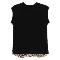 Topuri Sacai Sacai Leopard Print Top