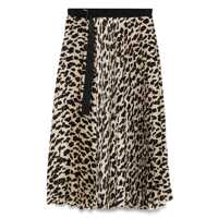 Fuste Sacai Sacai Leopard Skirt