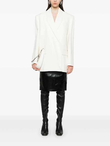 Sacouri MUGLER Mugler Double-Breasted Jacket WHITE Femei (BM 18273165) 2