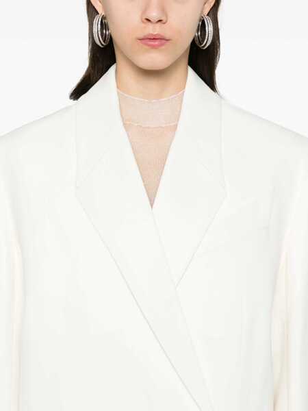Sacouri MUGLER Mugler Double-Breasted Jacket WHITE Femei (BM 18273165) 5