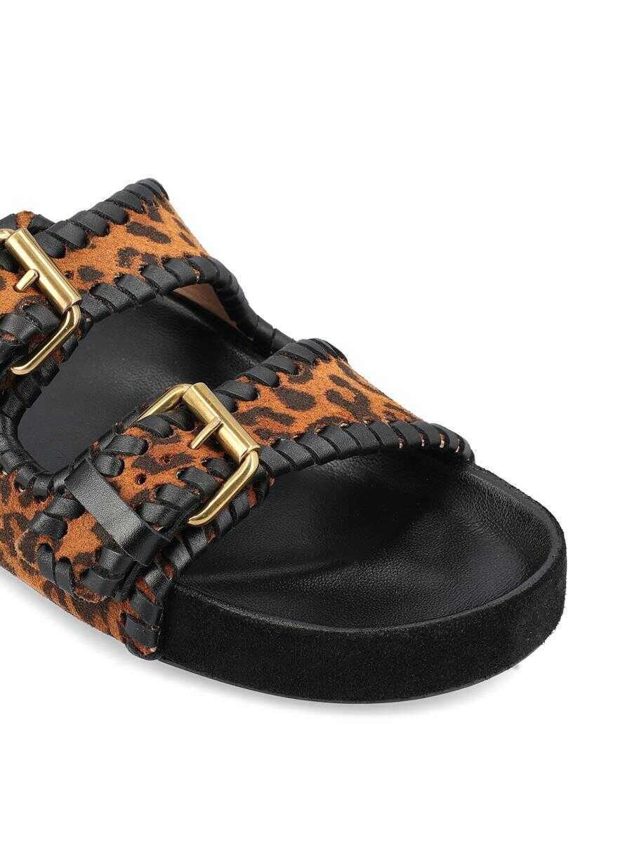 Sandale Isabel Marant Isabel Marant Sandals BROWN Femei (BM 18273261) 4